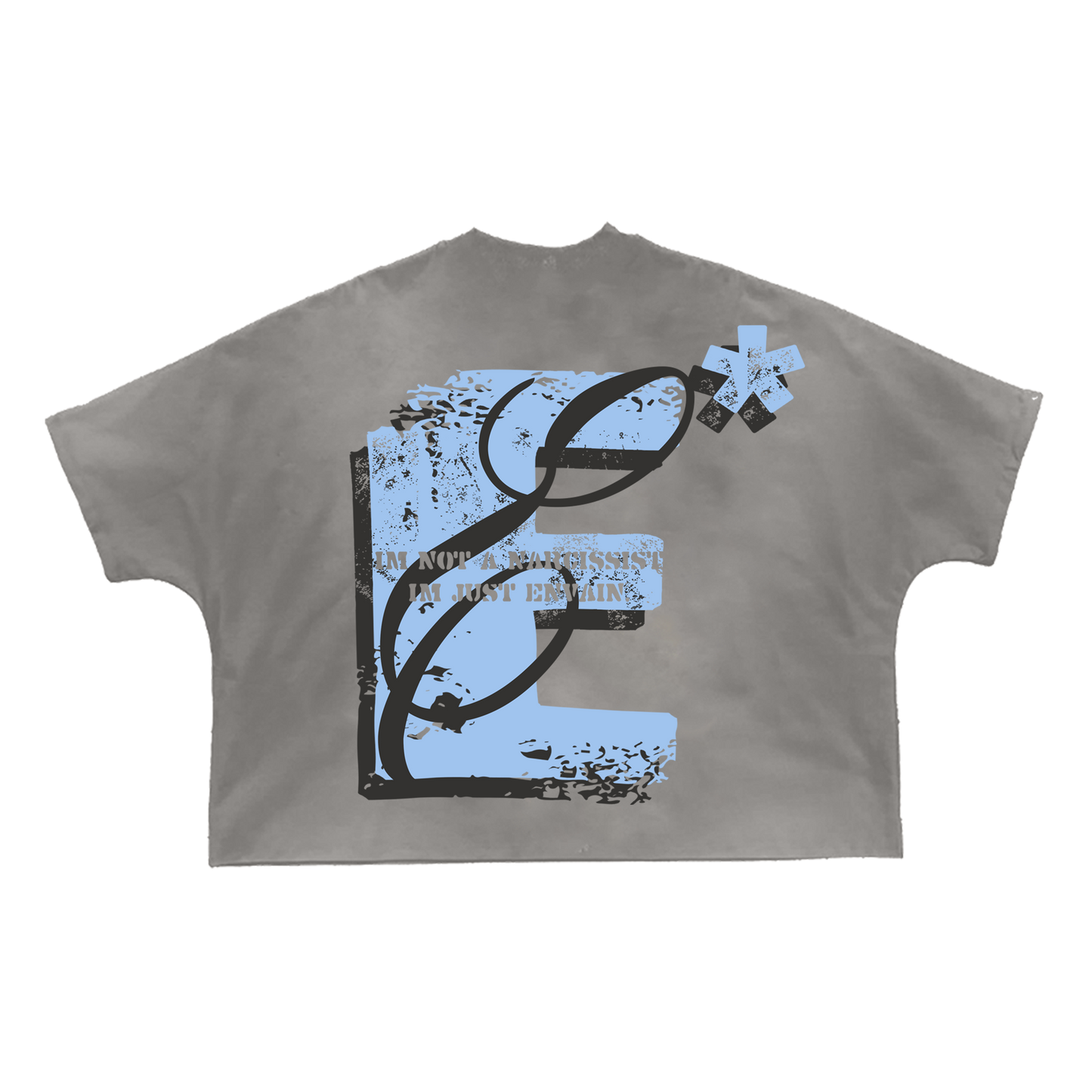E* VANITY TEE GREY